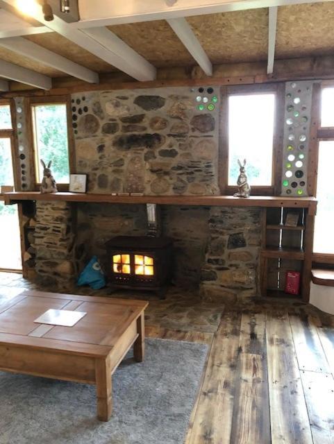 South Brent Rabbits 1Or 2 Bedroom Hobbit Style Hillset Earthen Dartmoor Eco Home מראה חיצוני תמונה