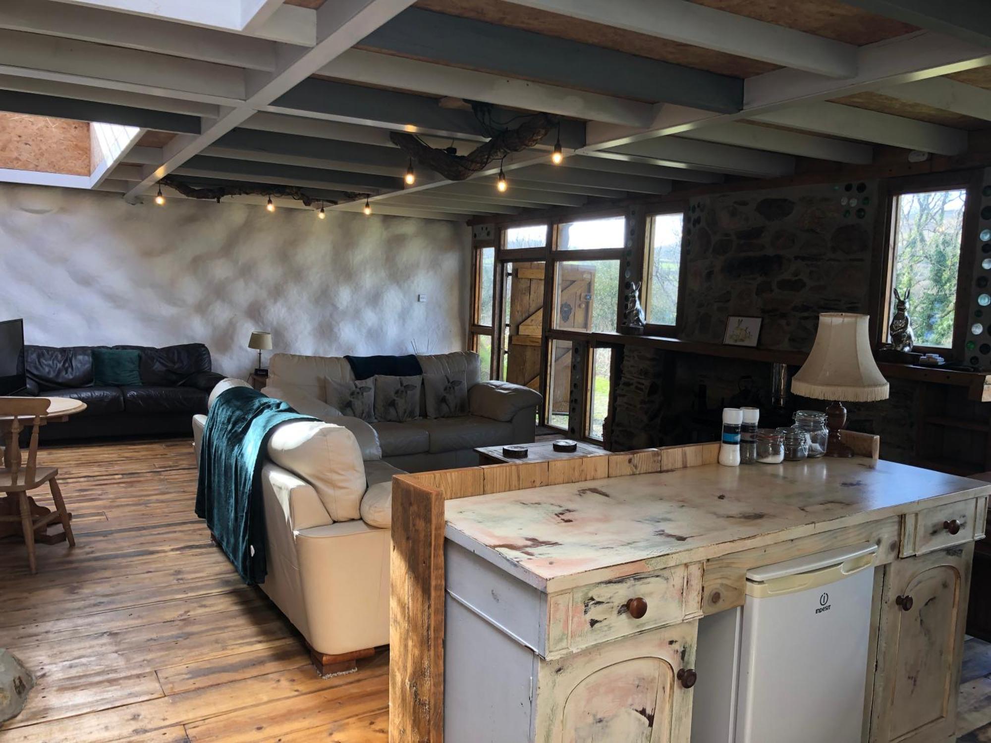 South Brent Rabbits 1Or 2 Bedroom Hobbit Style Hillset Earthen Dartmoor Eco Home מראה חיצוני תמונה